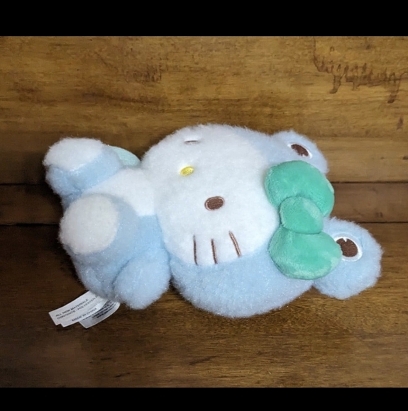 Sanrio Hello Kitty Frog Kigurumi Blue Soft and Fluffy 11" Plushie - Picture 4 of 6